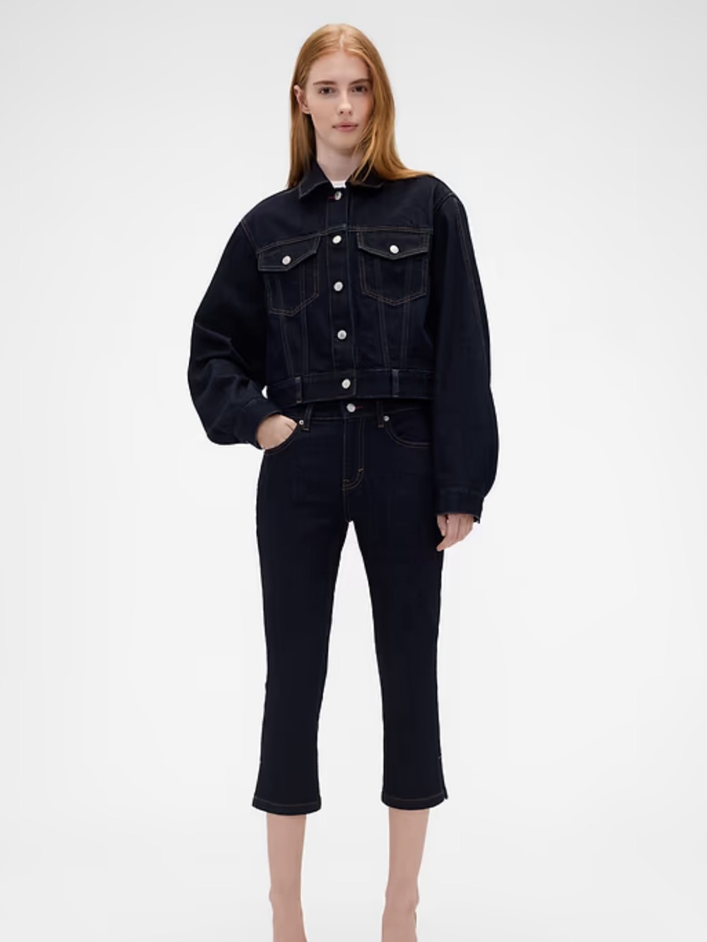 Gap x Victoria Beckham Low Rise Capri Jeans - Picture 5 of 5
